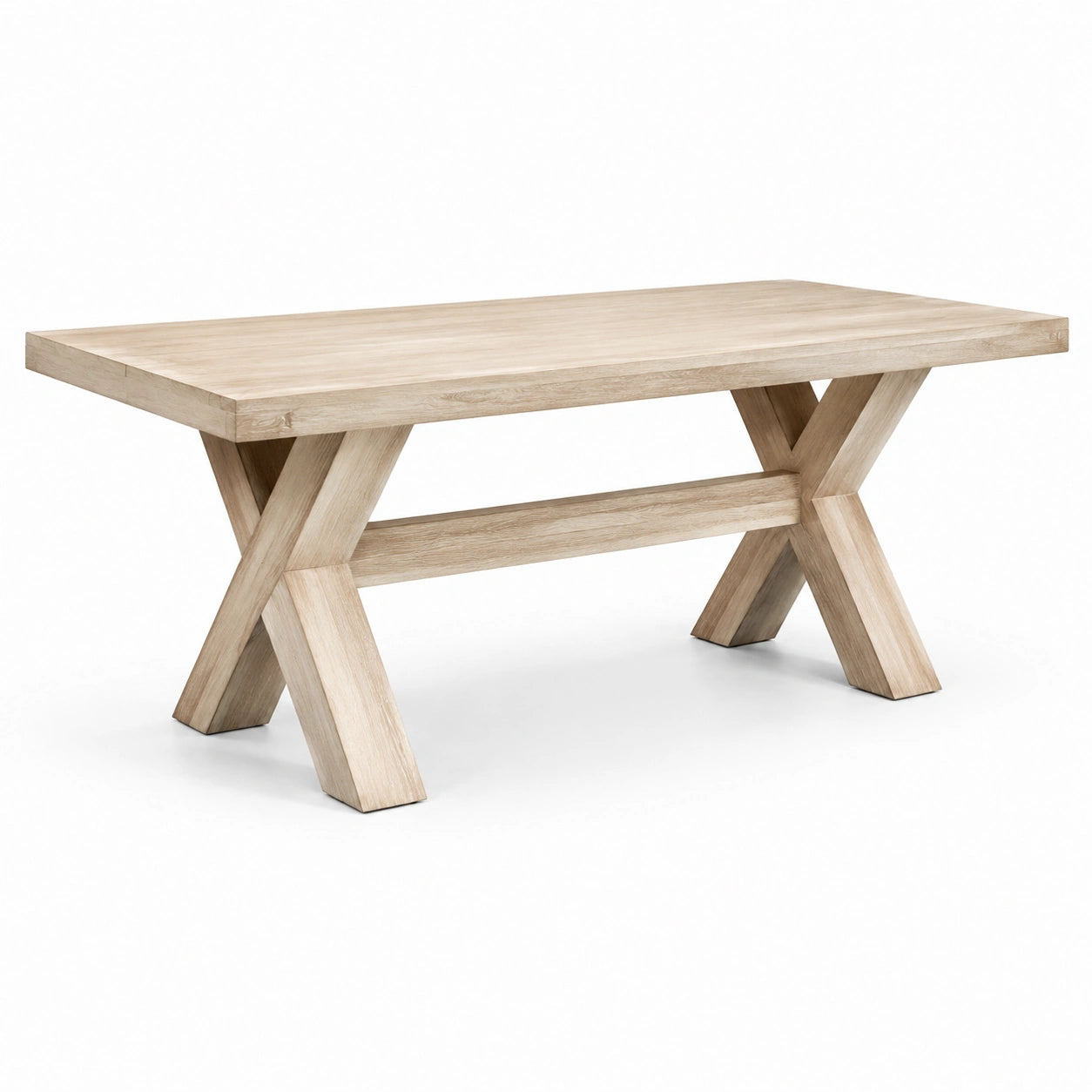 Mesa de comedor de madera de roble 150 cm